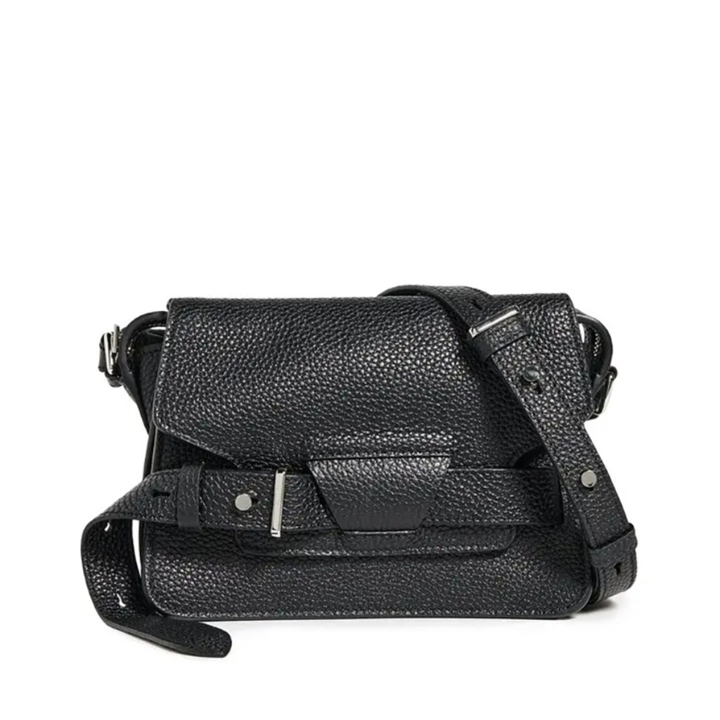 Proenza Schouler Small Beacon Leather Crossbody Bag Black